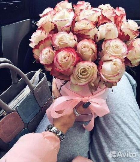 Цветы розы букет