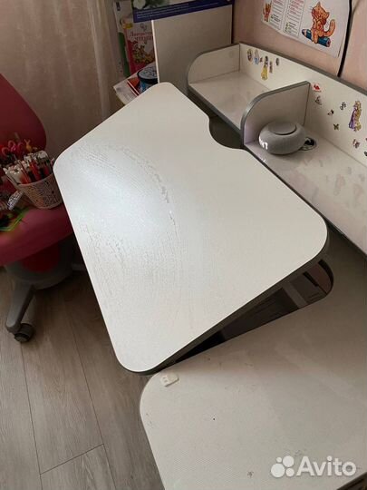 Растущая парта Mealux Martin с надстройкой