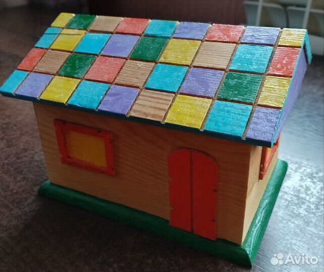 Шкатулка-Игрушка Домик