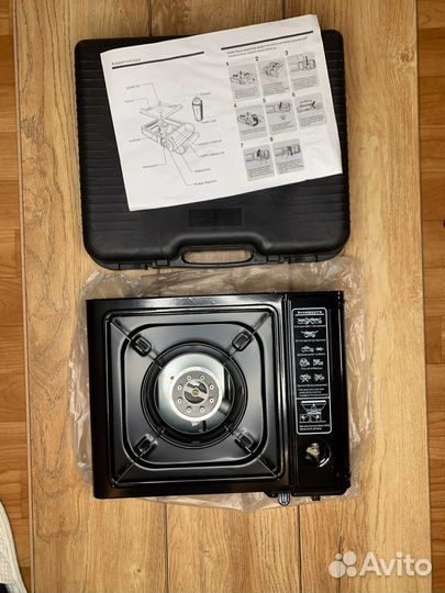 Плитка газовая туристическая под газовый баллон