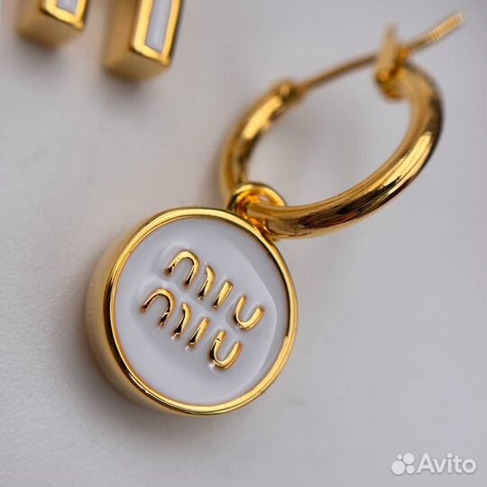 Серьги Миу Миу