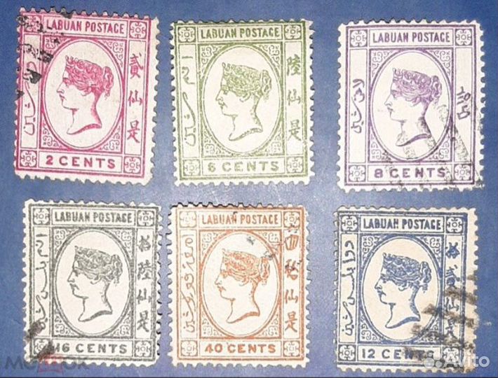 Почтовые марки Британских колоний. Северное Борнео