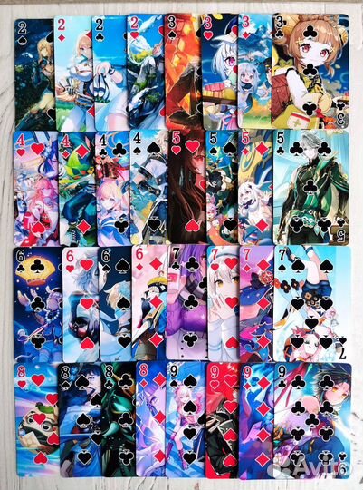 Игральные карты Genshin Impact/ Геншин Импакт