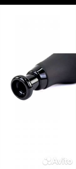 Ручка кпп Приора 2 верх черная строчка чёрный лак