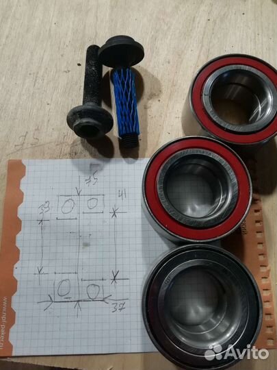 Ступичный подшипник audi. Наружный шруз. Ваг