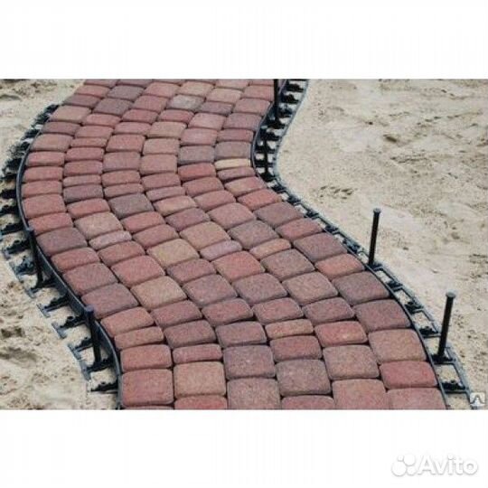 Бордюр садовый Н 60 мм / бордюр для дорожек