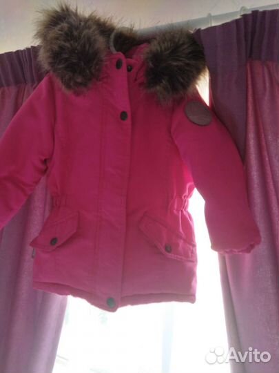 Куртка зимняя, на худенькую девочку