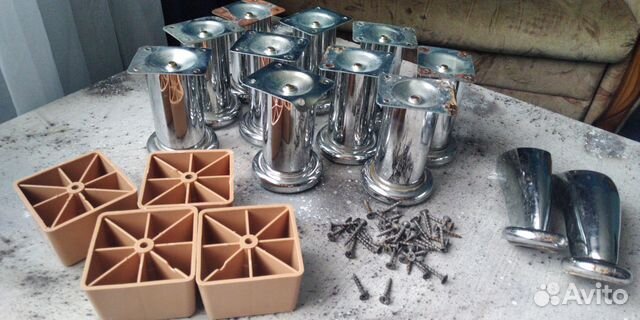 Ножки(опоры)мебельные, штанги в шкаф