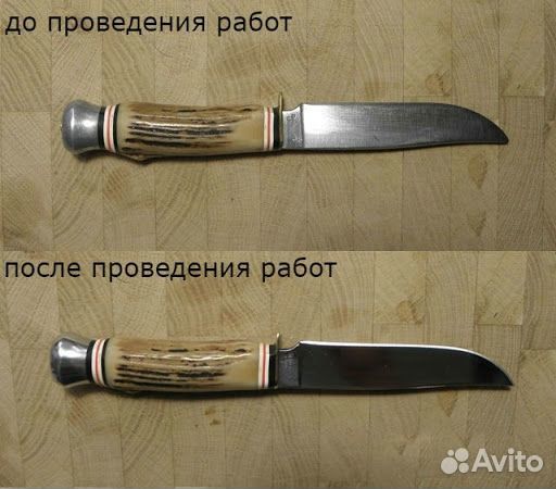 Заточка нож Разделочный (Охотничий, рыбацкий)