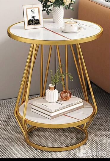Дизайнерский журнальный столик круглый