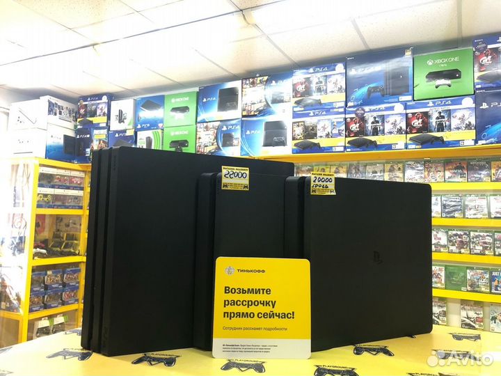 PS4 Pro Slim 1TB Рассрочка Обмен Гарантия