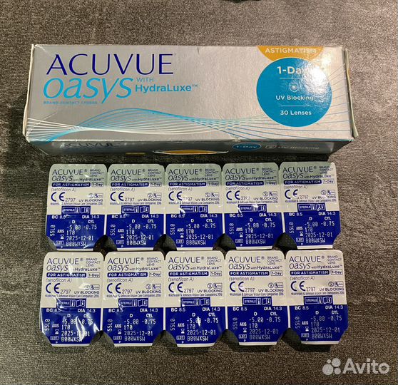 Линзы контактные acuvue oasys astigmatism