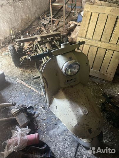 Мотороллер муравей разбор 2 / чугунок