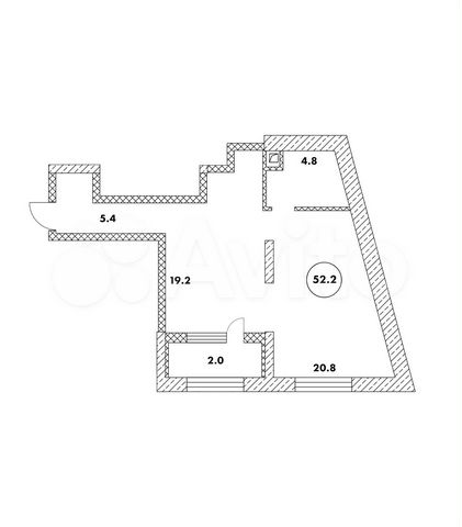 2-к. апартаменты, 52,2 м², 5/29 эт.