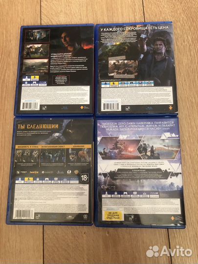 Игры для консоли ps4