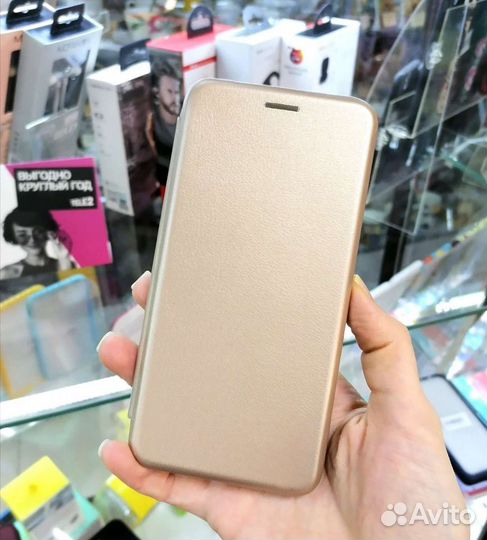 Чехлы книжки на Xiaomi Redmi Note 8 Pro+пленка