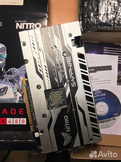 Видеокарта Sapphire Nitro+ Radeon RX480 8GB