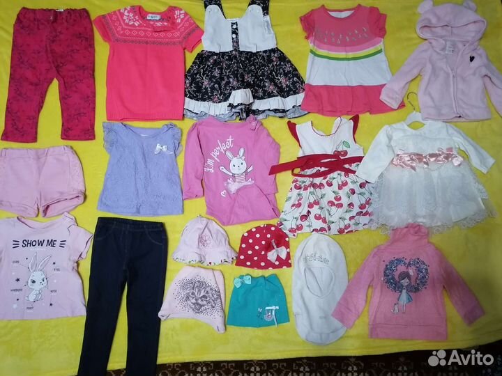 Вещи на девочку размер 74-86