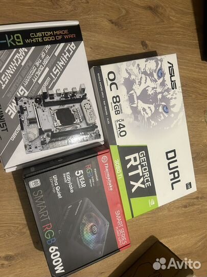 Игровой пк Rtx 3060ti 32gb 2699v3 NMVe m.2