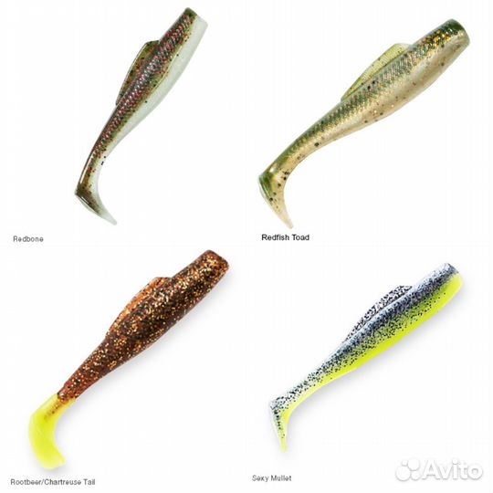 Виброхвост zman minnowz 3