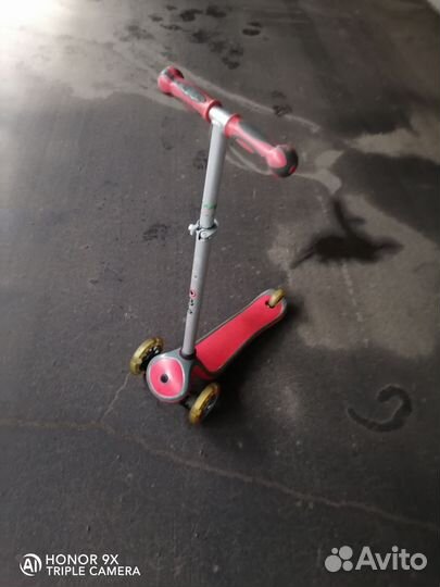 Самокат детский трехколесный бу