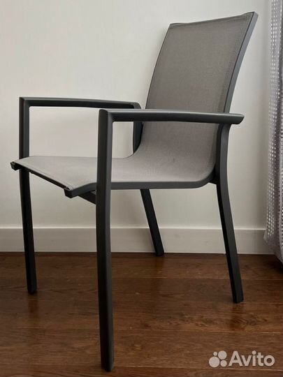 Кресло уличное Алюминий и Текстилен