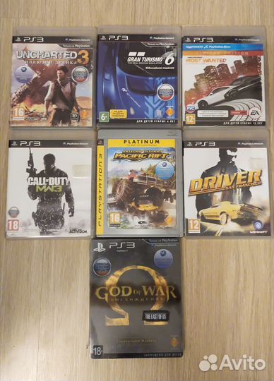 Игровые диски на ps3
