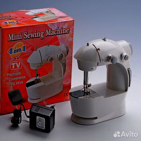 Мини швейная машина 4в1 Mini Sewing Machin