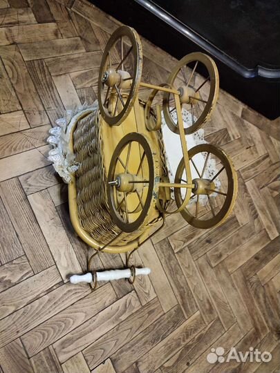 Кукольная коляска.Антикварная