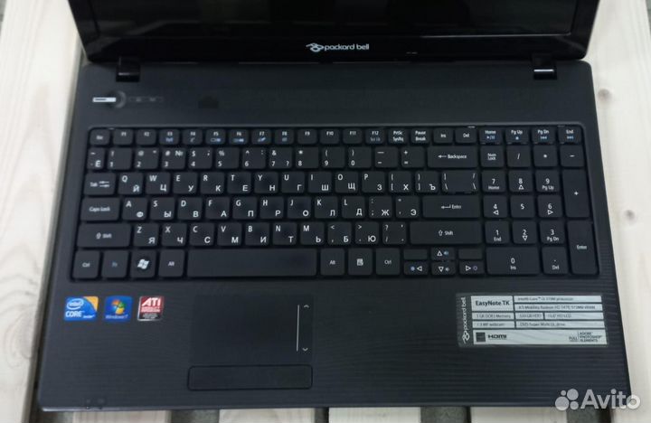 Ноутбук Packard Bell PEW91 i3/3GB/320GB/HD5470