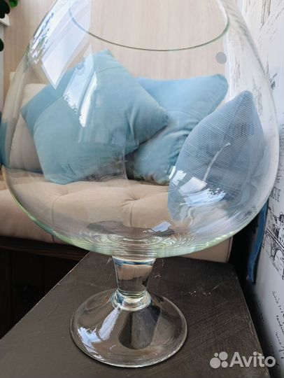 Аквариум для рыбок круглый