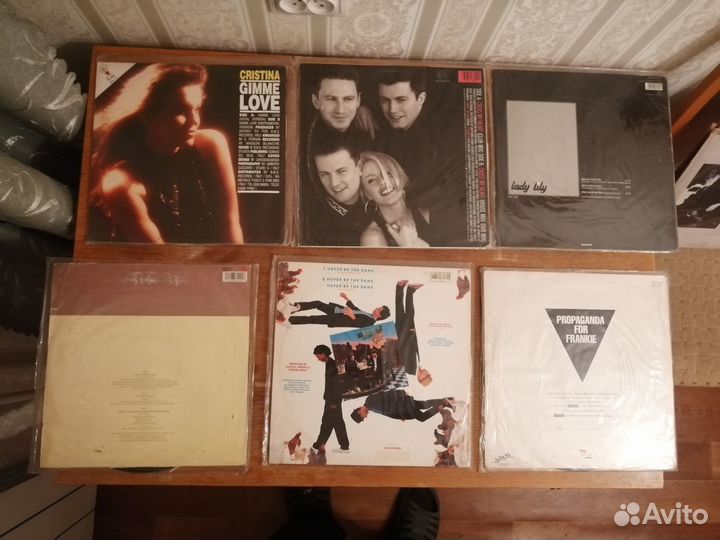 Пластинки виниловые импортные