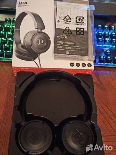 Проводные наушники jbl