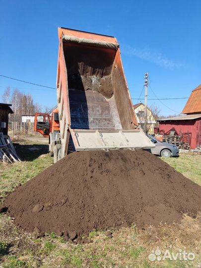 Земля Чернозем Плодородный грунт Доставка