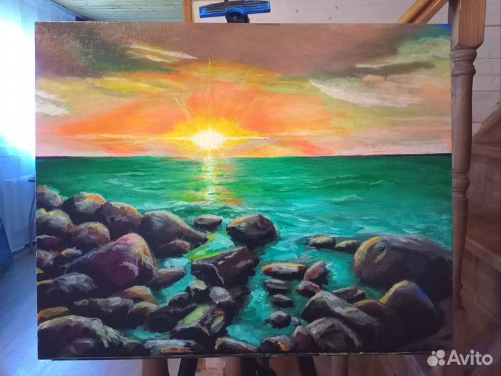 Картина акрилом на холсте Подарок любой праздник