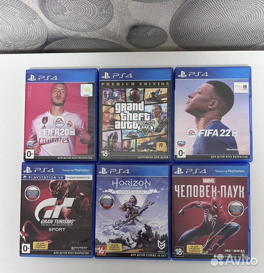 Игры на PS4 диски