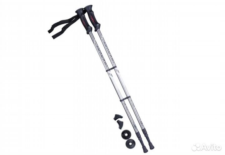 Палки треккинговые Everest 105-135см. 3-х секцио