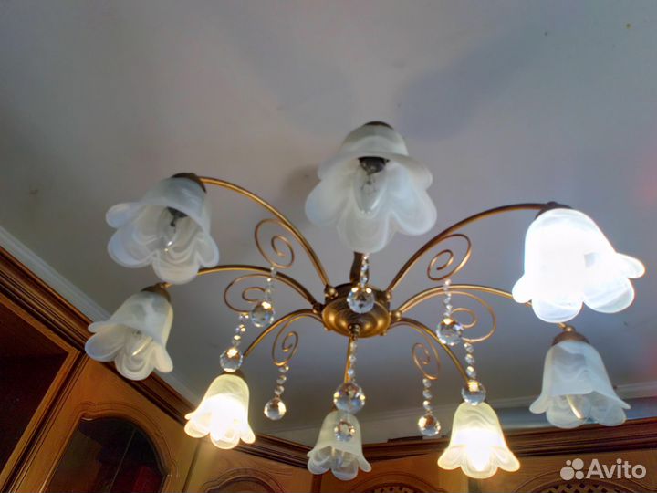 Люстра потолочная Италия бу