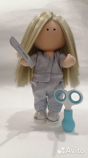 Интерьерная кукла ручной работы