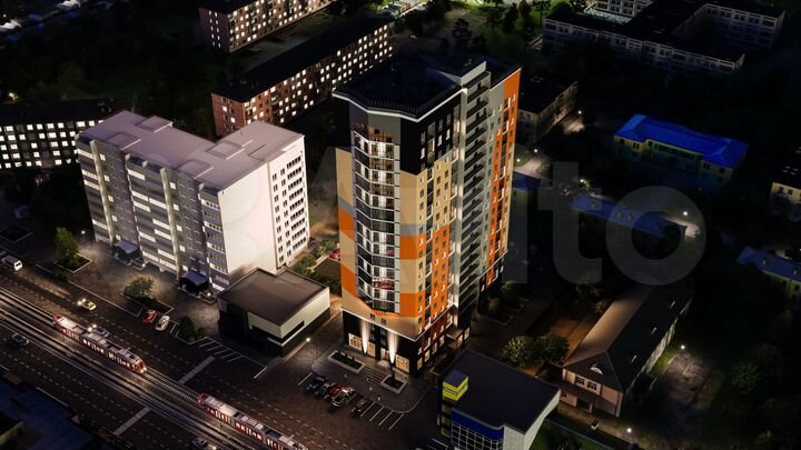 1-к. квартира, 25,7 м², 15/20 эт.