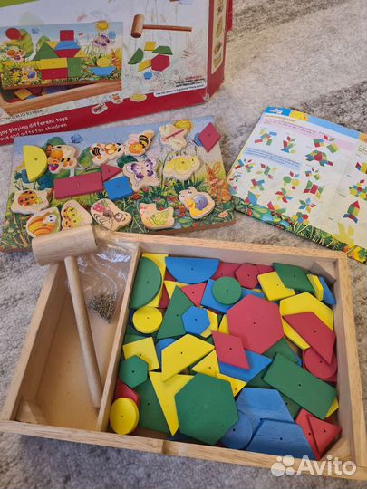 Развивающие деревянные игрушки