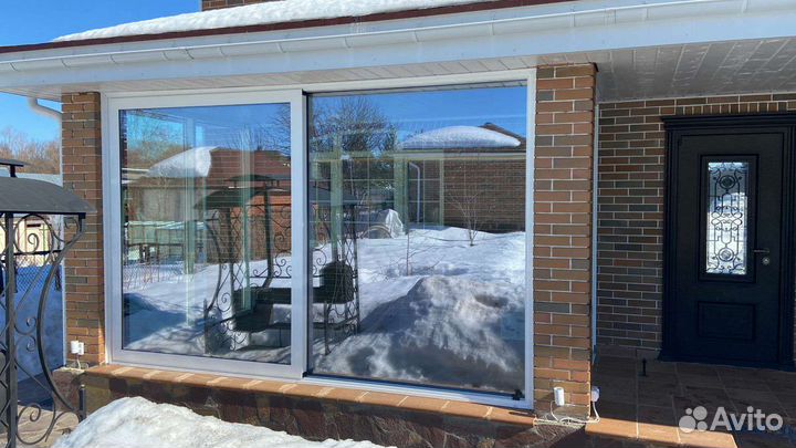 Раздвижные алюминиевые окна