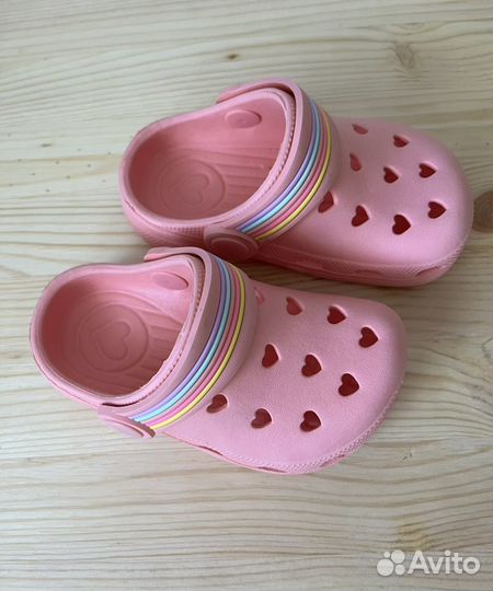 Кроксы сандалии резиновые для девочки