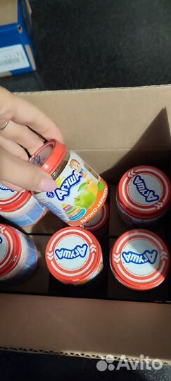 Фруктовое пюре агуша 2 коробки