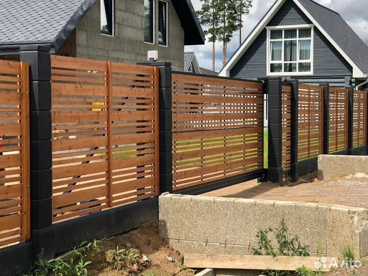 Бетонные заборы /Декоративный забор