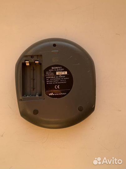 Дисковый CD плеер Sony walkman d-e351