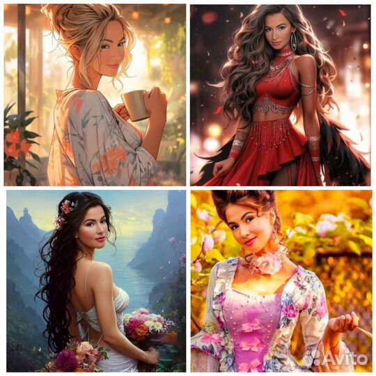 Арт фото через нейросеть