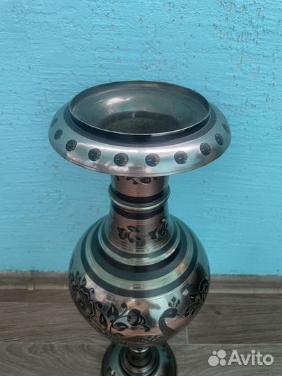 Ваза напольная латунь Индия