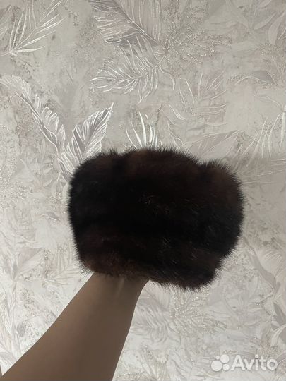 Шапка норковая женская