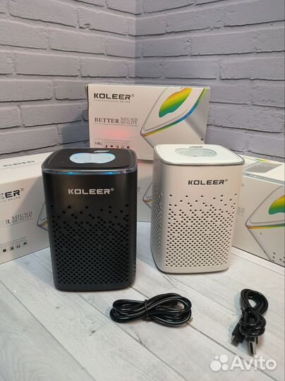 Блютуз колонка koleer USB Bluetooth AUX mikroSD